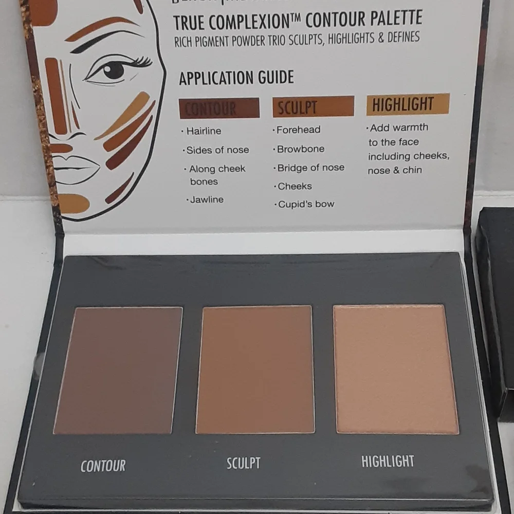 Black Radiance True complexion Contour Palette & baked blush New
